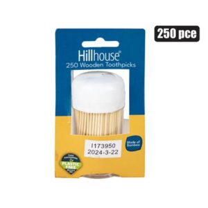 Toothpicks wdn 250pc in-holder hillhouse