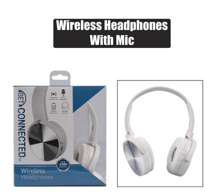 Wireless headphones metalic with mic