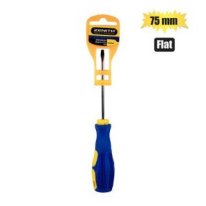 Screwdriver flat 3x75mm rub-grp m-tip
