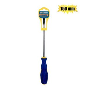 Screwdriver flat 6x150mm rub-grip m-tip