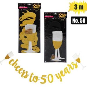 Party banner milestone 3m no-50