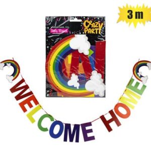 Party banner welcome home 3m