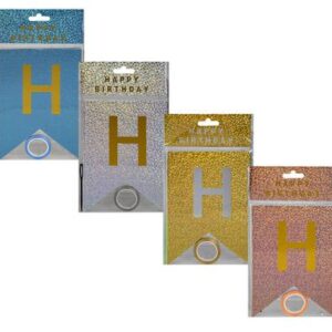 Party banner happy birthday