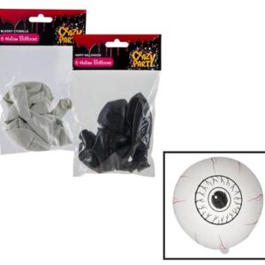 Balloons helium 6pc halloween f-01