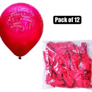 Balloons helium 1pc red print f-01