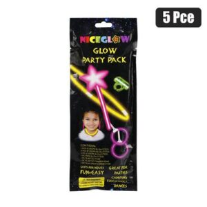 Glow stick party pack girls 5pc