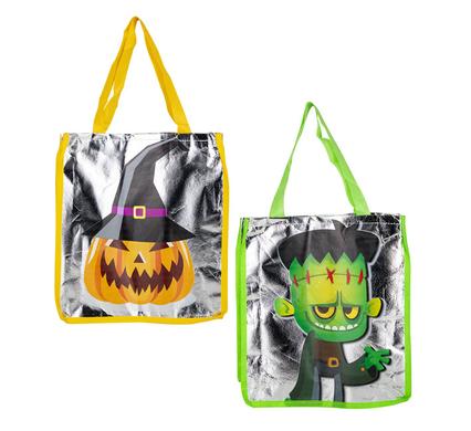 Halloween trick or treat bag shiny asstd