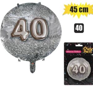 Balloon helium foil ms 40 45cm f-01