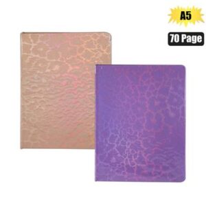 Novelty notebook pu iridescent a5 70pg