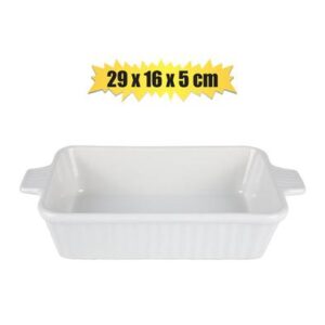 Oven dish 29x16x5cm ceramic rect