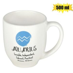 Mug daily horoscope aquarius 500ml