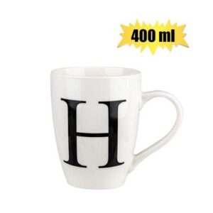 Mug daily tall letter h,400ml