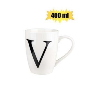 Mug daily tall letter v,400ml