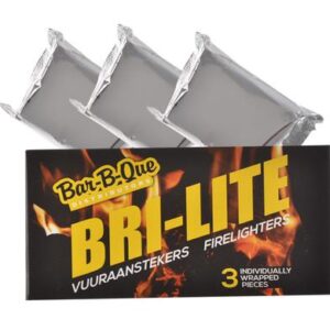 Fire-lighters bri-lite 3pce ind wrapped