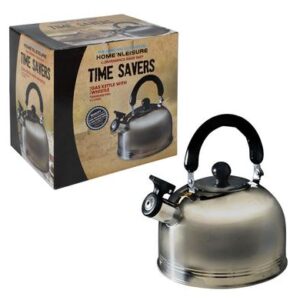 Camping/gas kettle w/whistle 2.0l