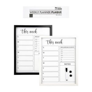 Plaque mdf weekly planner 30x40cm