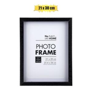 Picture-frame pl shadow box 21x30cm blk