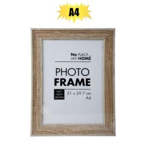 Picture-frame pl woodgrain 21x29cm