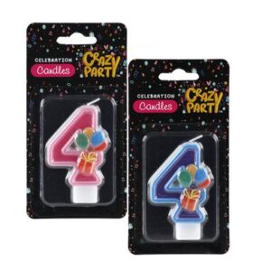Candle birthday single number-4 kiddies