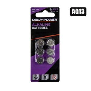Batteries button ag-13 / lr44 card-of-6