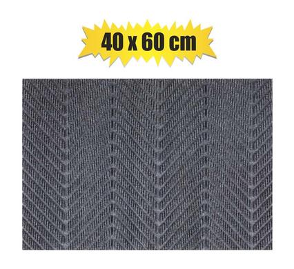 Doormat embossed pile 40x60cm 8mm