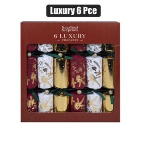 Xmas crackers luxury 6pc