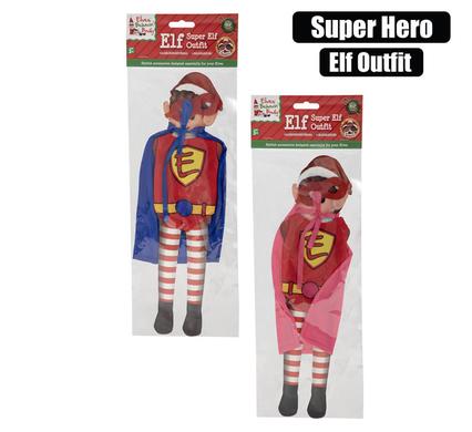 Xmas elf outfit superhero