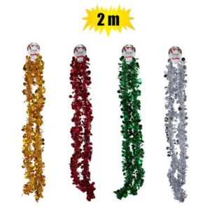 Xmas garland tinsel 10cmx2m