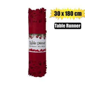 Xmas table decor runner 30x180cm