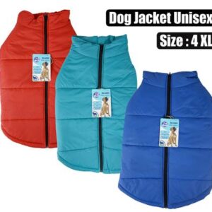 Pet dog jacket with zip unisex-4xl