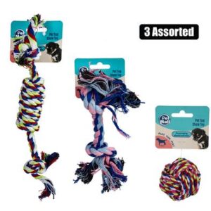Pet toy puppy tug chews assorted