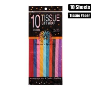 Paper tissue 50x70cm 10xshts astd colors