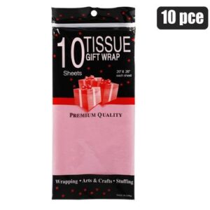 Paper tissue 50x66cm 10xshts pink