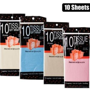 Paper tissue 50x66cm 10xshts natural