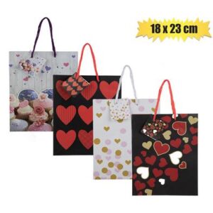 Gift-bag paper med 18x23cm love