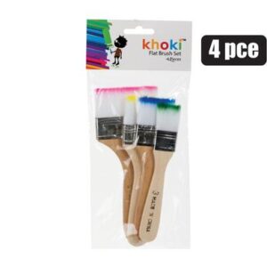 Art+craft brush set flat 4pc