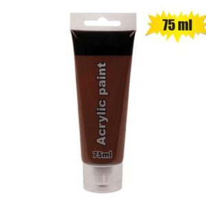 Art+craft paint acrylic tube 75ml brown