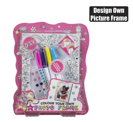 Art+craft colour your own photo frame