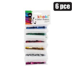 Art+craft glitter 6pce thin