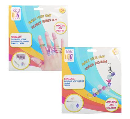 Art+craft diy charm keyring/finger ring