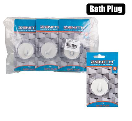 Bath-plug white zenith