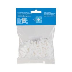 Tile spacers 5.0mmx100pce bag h&h
