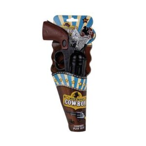 Gun cowboy and sheriff badge 21cm