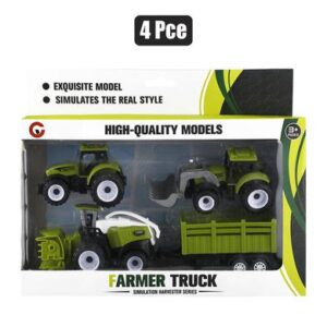 Vehicle farm tractor 4pc 28cm