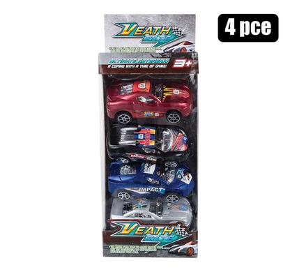 Vehicle racer 4pc 26cm