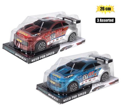 Vehicle racer sport 26cm asstd