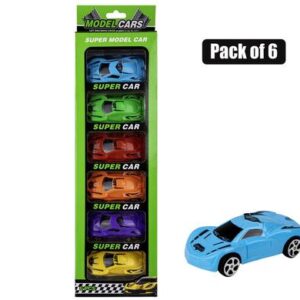 Vehicle racer pullback pack of 6