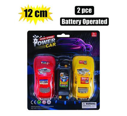 Battery operated car lc 12cm 2pc