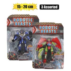 Boys playset fig robot dragon 1pc 15-20c