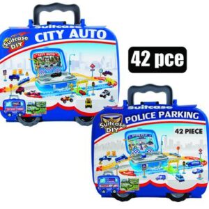 Boys playset parking storage city 42pc